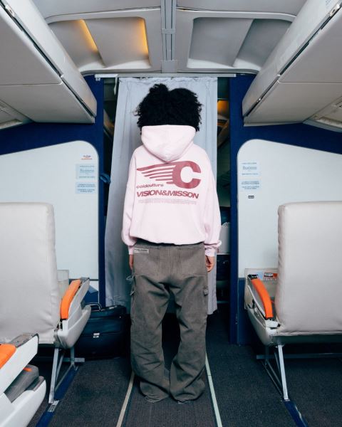 Cold Culture Vision Mission Hoodie Pink | 61045-EMUX