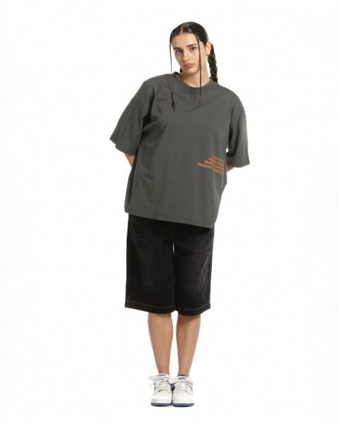 Cold Culture Visualize T Shirt Grey | 85214-KUWS