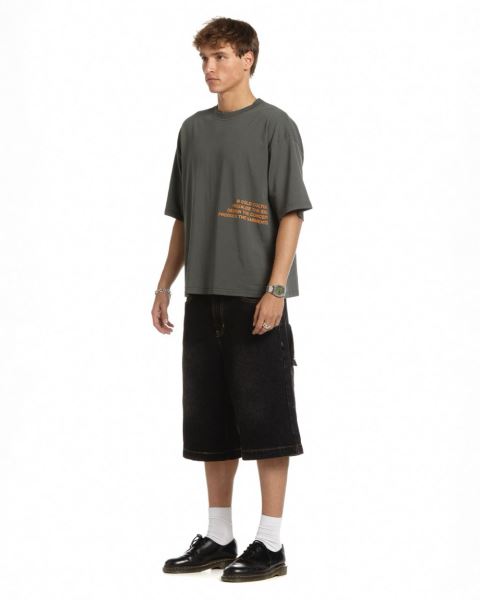 Cold Culture Visualize T Shirt Grey | 85214-KUWS