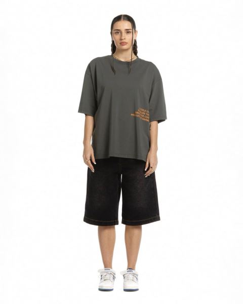 Cold Culture Visualize T Shirt Grey | 85214-KUWS