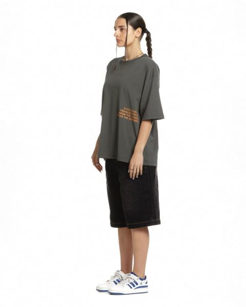 Cold Culture Visualize T Shirt Grey | 85214-KUWS