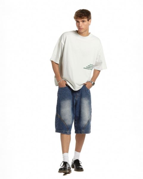 Cold Culture Visualize T Shirt Light Grey | 45108-URCV