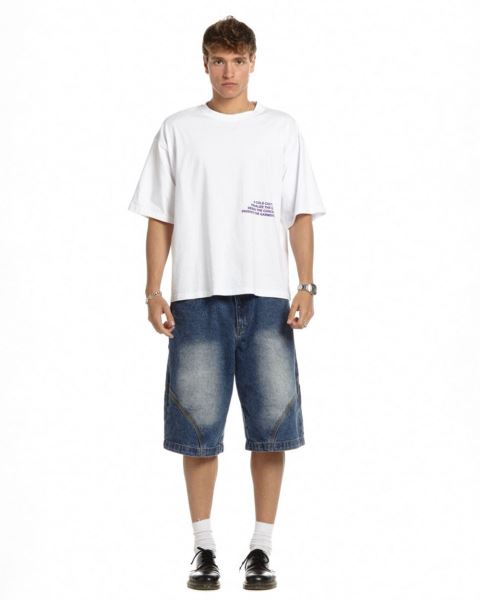 Cold Culture Visualize T Shirt White | 25197-IQWZ