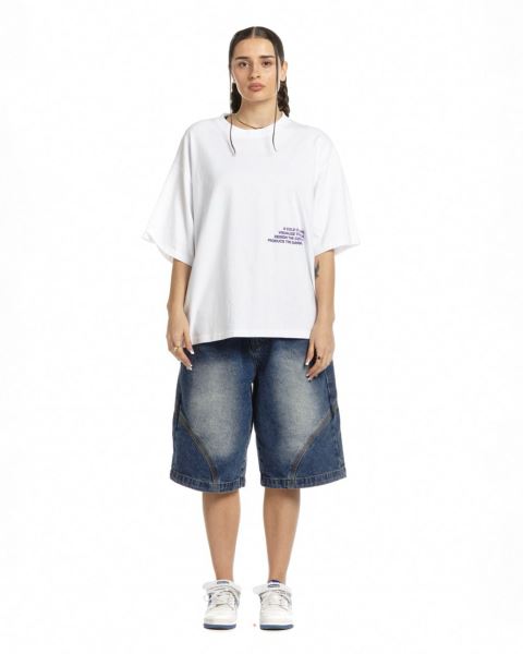 Cold Culture Visualize T Shirt White | 25197-IQWZ