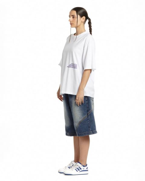 Cold Culture Visualize T Shirt White | 25197-IQWZ