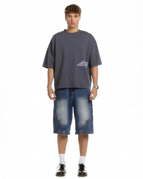 Cold Culture Visualize T Shirt Yellow | 12804-NPQT