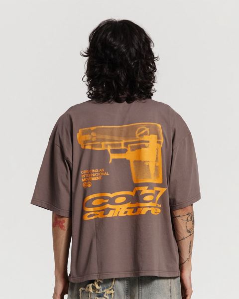 Cold Culture Watergun T Shirt White | 96704-HOAY