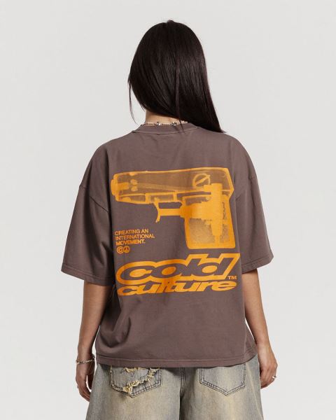 Cold Culture Watergun T Shirt White | 96704-HOAY