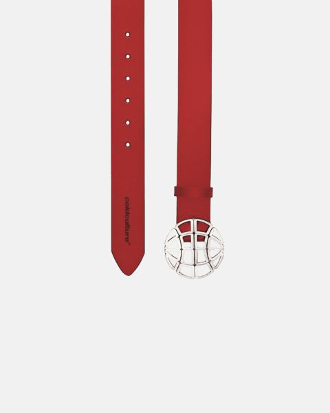 Cold Culture World Belts Red | 38204-NRBL
