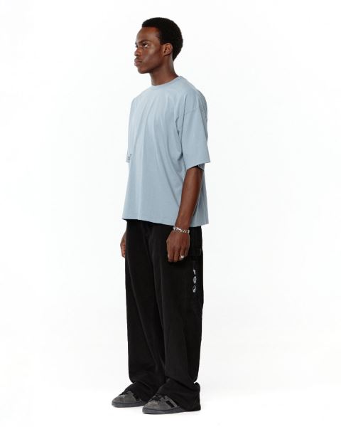 Cold Culture Worldview T Shirt Blue | 74639-YNBL