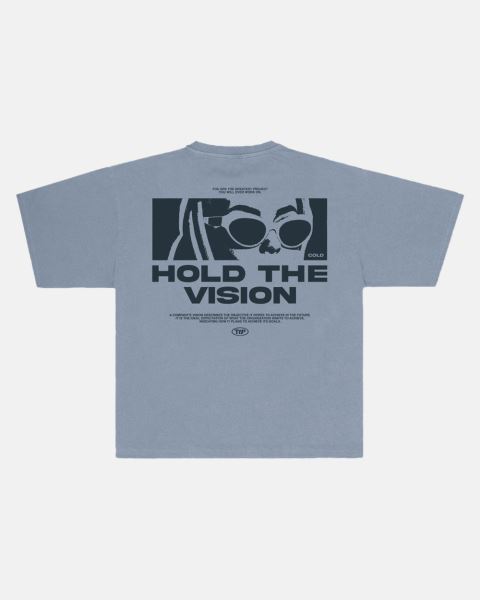Cold Culture Worldview T Shirt Blue | 74639-YNBL