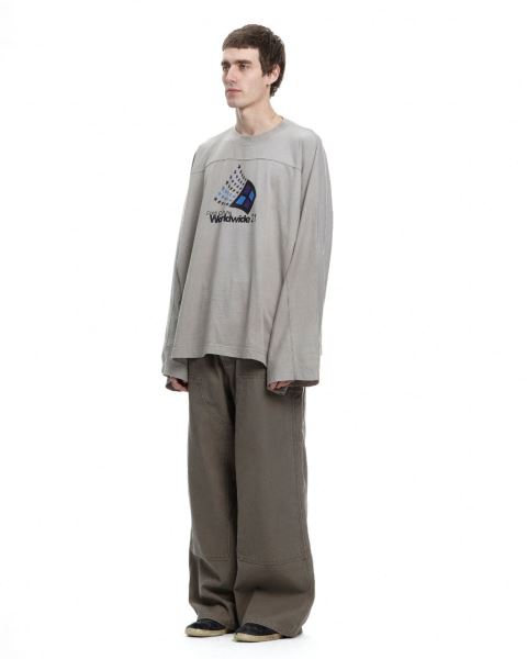 Cold Culture Worldwide 21 Monster Long Sleeve Grey | 51976-GUDX