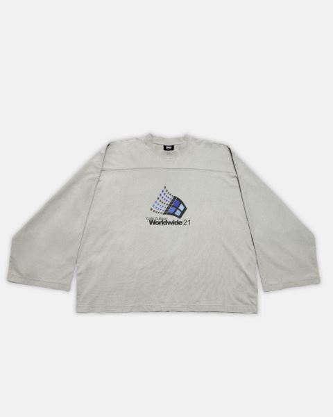 Cold Culture Worldwide 21 Monster Long Sleeve Grey | 51976-GUDX