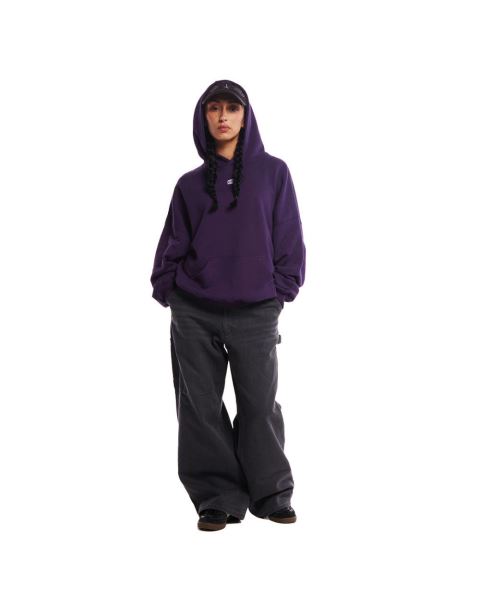 Cold Culture Yin Yang Hoodie Dark Purple | 67190-YZIS