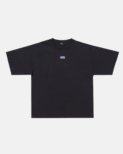 Cold Culture Yin Yang T Shirt Black | 46987-NMHL