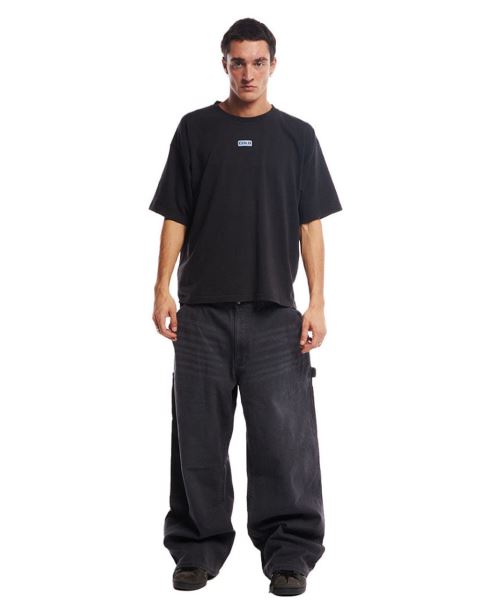 Cold Culture Yin Yang T Shirt Black | 46987-NMHL